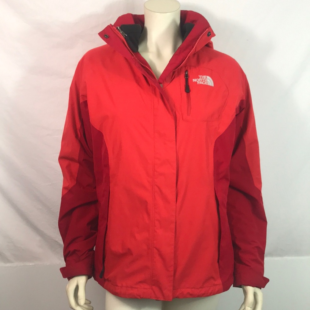 The North Face zip out fleece parka, size M, VGUC